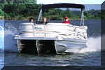Summit 250 Platinum Triple Pontoon boat by Triton Boats. Available at Tri-State Marine