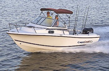 Cape Craft Salt Water Fishing Boats. Available at Tri-State Marine